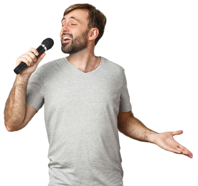 sean cronin holding microphone